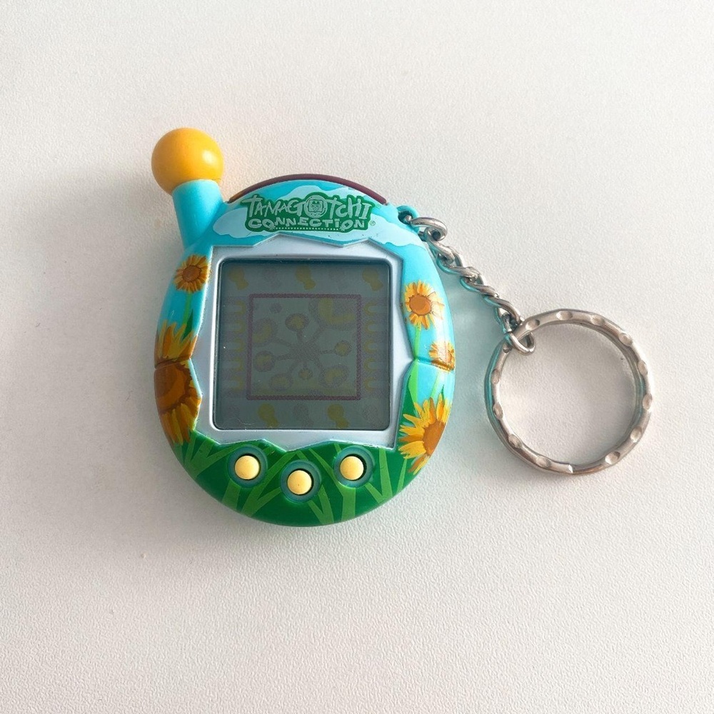 Tamagotchi Connection Handheld Console - Blue and Yellow